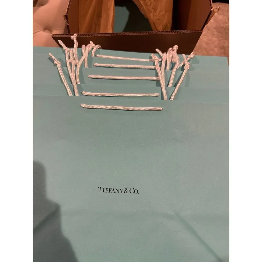 Lot of 4 Tiffany & Co Shopping Bags Empty